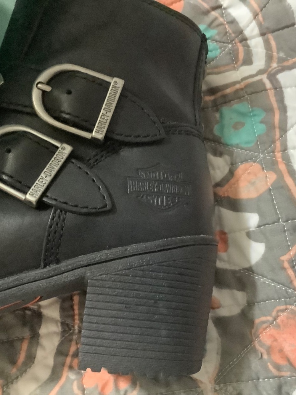 Harley Davidson Women’s Abney Waterproof Boots, style D87161, size 9 - Picture 2 of 5